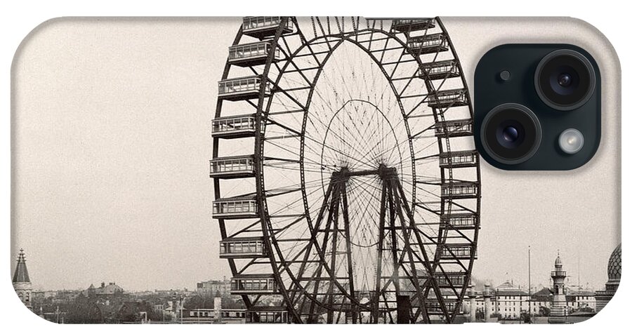 1893 iPhone Case featuring the photograph Ferris Wheel, 1893 by Granger
