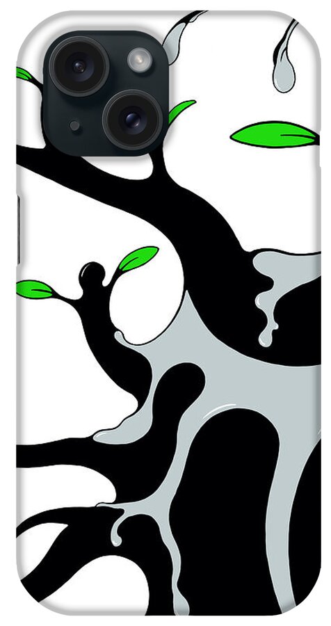 Modern Art iPhone Case featuring the drawing Fertility by Craig Tilley