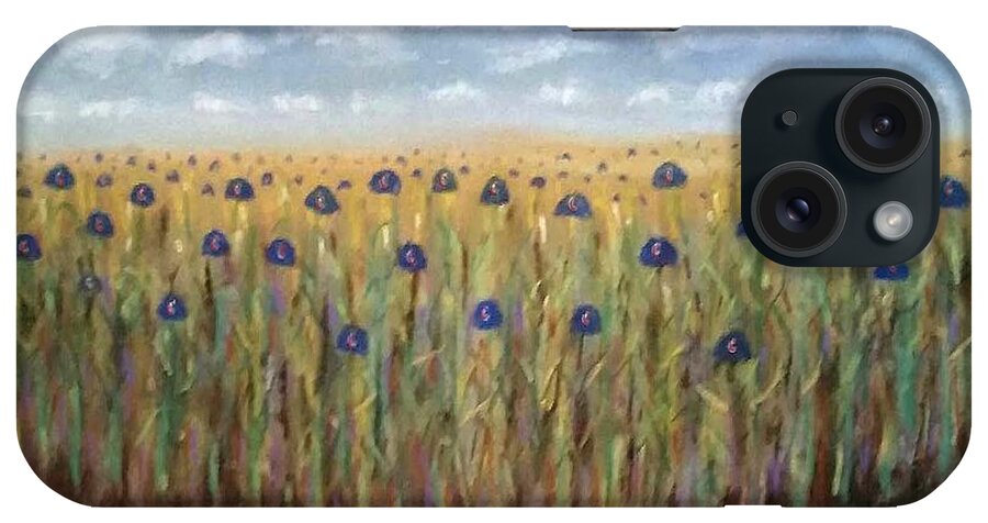Chicago Cubs iPhone Case featuring the painting Field of Dreams 2016 by Patricia Tierney
