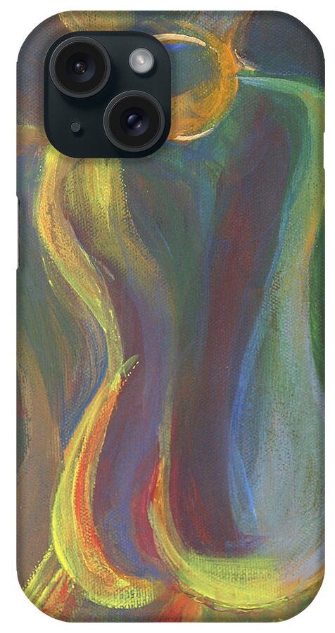 Figure iPhone Case featuring the painting Figure I by Trina Teele