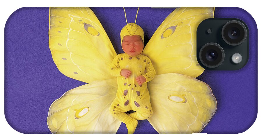 Baby iPhone Case featuring the photograph Fiona Butterfly by Anne Geddes
