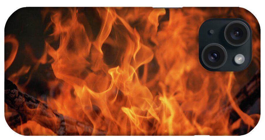 Fire iPhone Case featuring the photograph Fire by Amber Flowers