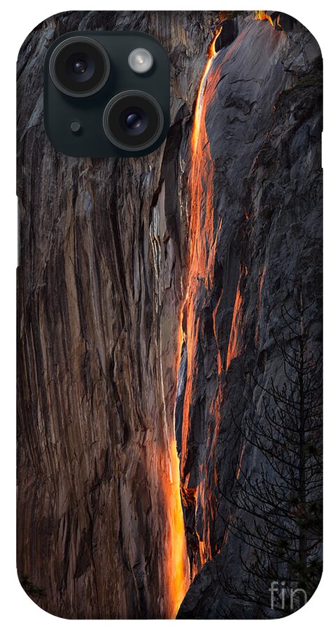 Yosemite iPhone Case featuring the photograph Fire Fall by Anthony Michael Bonafede