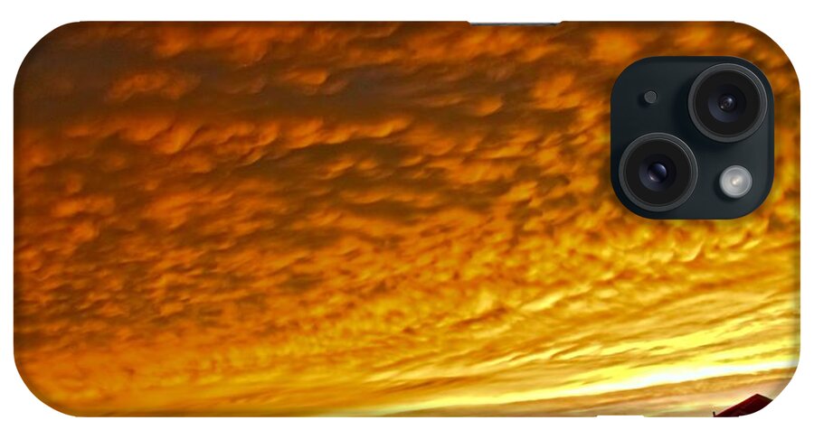 Sky iPhone Case featuring the photograph Fire In The Sky by Jennifer Wheatley Wolf
