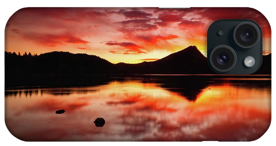 Autumn iPhone Case featuring the photograph Fire Of Fall by John De Bord