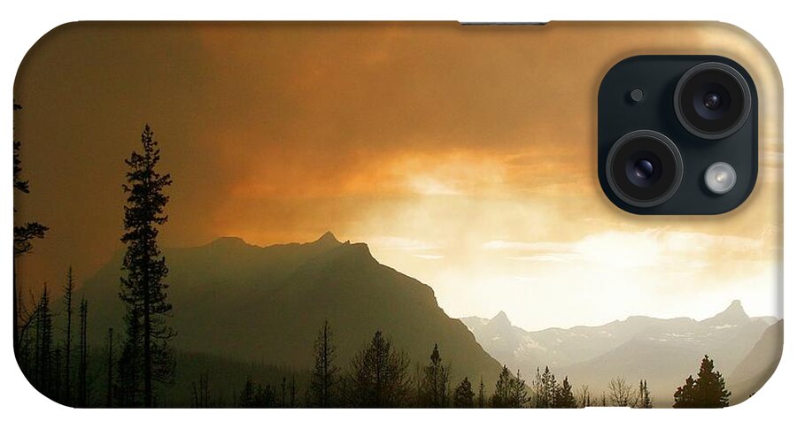 Fire iPhone Case featuring the photograph Fire Over St Mary by Tracey Vivar