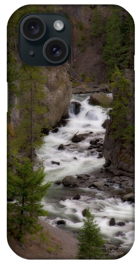 Yellowstone iPhone Case featuring the photograph Firehole Canyon by Steve Stuller
