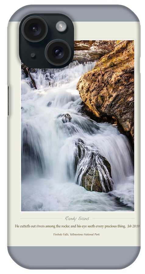 Firehole Falls iPhone Case featuring the photograph Firehole Falls by Randall Evans