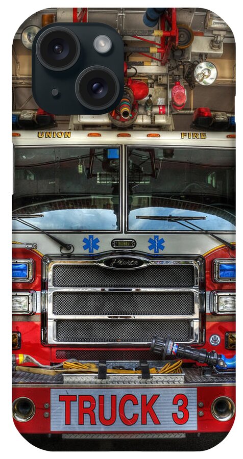 Fire Engine iPhone Case featuring the photograph Fireman - Fire Engine by Lee Dos Santos