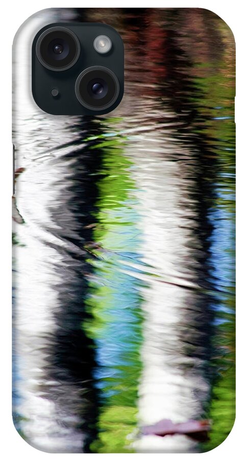 Water iPhone Case featuring the photograph First Drop Water Reflection by Christina Rollo