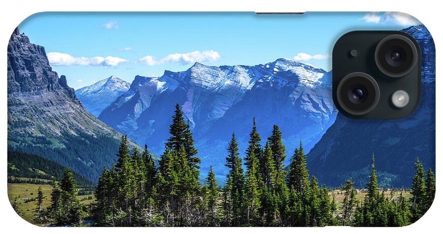 Alpine iPhone Case featuring the photograph First Winter Snow In Glacier by Yeates Photography