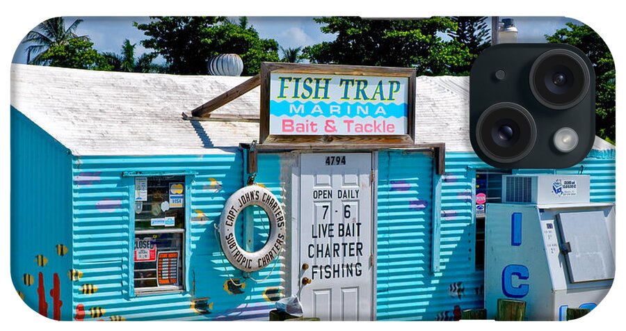Bonita Springs iPhone Case featuring the photograph Fish Trap Marina in Bonita Springs Florida by Ginger Wakem