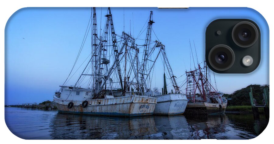 Boats iPhone Case featuring the photograph Fishing Boat Dawn by Alan Raasch