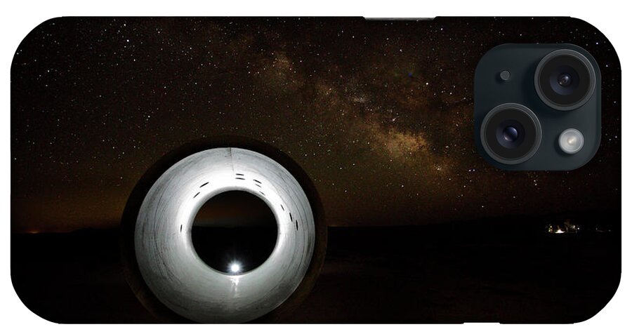 Bonneville Basin iPhone Case featuring the photograph Flash Under the Milkyway by David Andersen