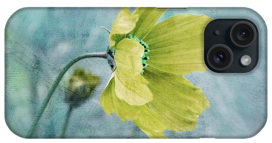 Blue iPhone Case featuring the photograph Fleurina - 35t2 by Variance Collections