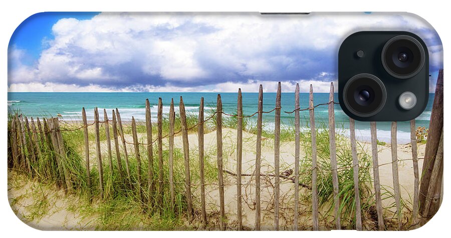 Clouds iPhone Case featuring the photograph Floating Clouds over the Dunes by Debra and Dave Vanderlaan