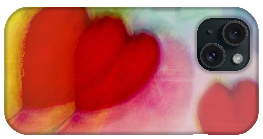 Hearts iPhone Case featuring the photograph Floating Hearts by Susan Stone