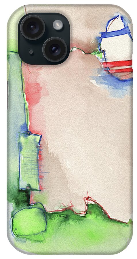 Sandra Church iPhone Case featuring the painting Floating by Sandra Church