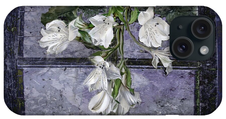 Window iPhone Case featuring the photograph Floral Window Frame by Bonnie Willis