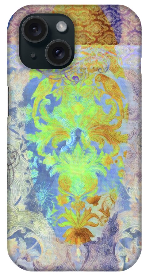 Design iPhone Case featuring the mixed media Flourish 12 by Priscilla Huber