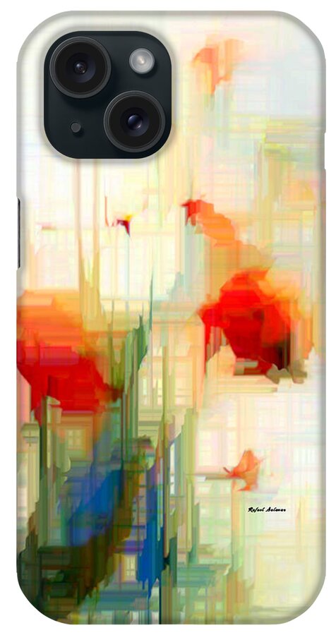 Art iPhone Case featuring the digital art Flower 9230 by Rafael Salazar