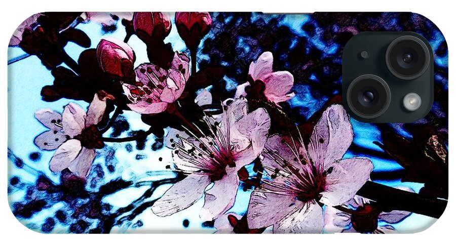 Bloom iPhone Case featuring the photograph Flowering of the Plum Tree 7 by Jean Bernard Roussilhe
