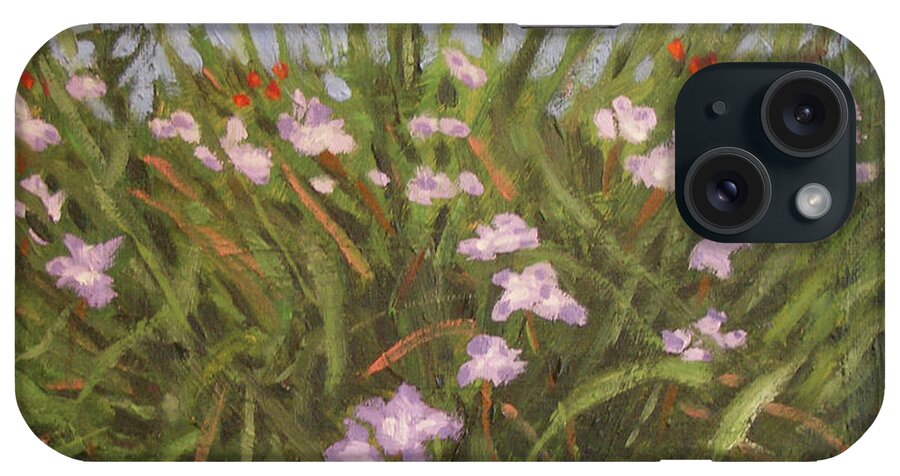 Impressionist iPhone Case featuring the painting Flowers 2 by Stan Chraminski