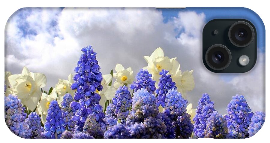 Flowers iPhone Case featuring the photograph Flowers and Sky by Brian Eberly