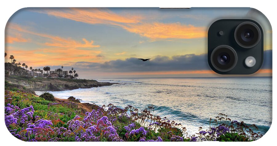 Mark Whitt iPhone Case featuring the photograph Flowers by the Ocean by Mark Whitt
