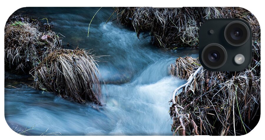Water iPhone Case featuring the photograph Flowing Creek by Wendy Carrington