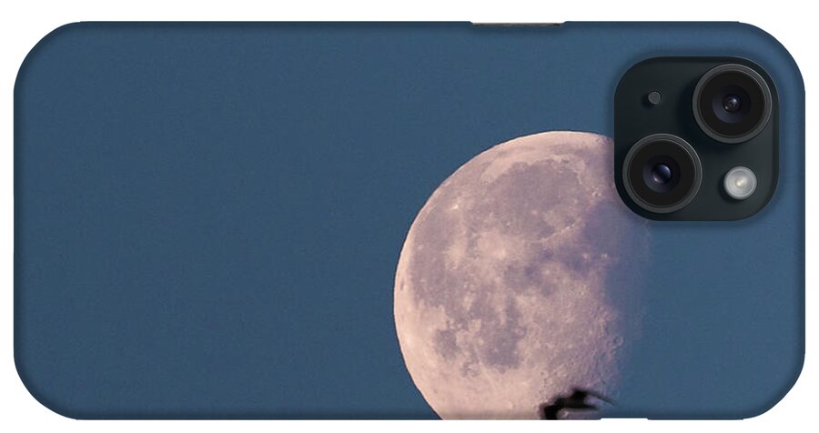 London iPhone Case featuring the photograph Fly Me to the Moon by Alex Lapidus