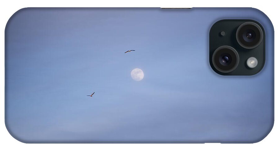 Moon iPhone Case featuring the photograph Fly me to the moon by Toby McGuire