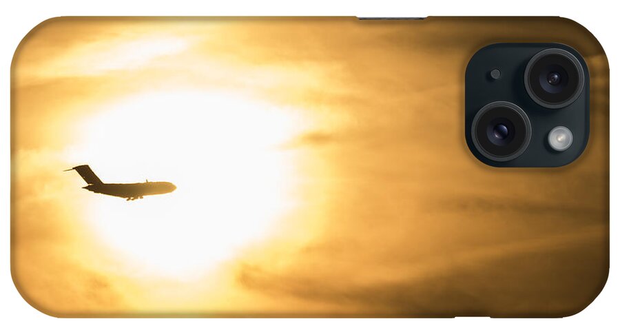 Plane iPhone Case featuring the photograph Fly to the Sun by David Kay