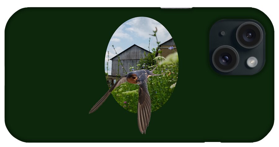 Barn iPhone Case featuring the photograph Flying Through The Farm by Holden The Moment