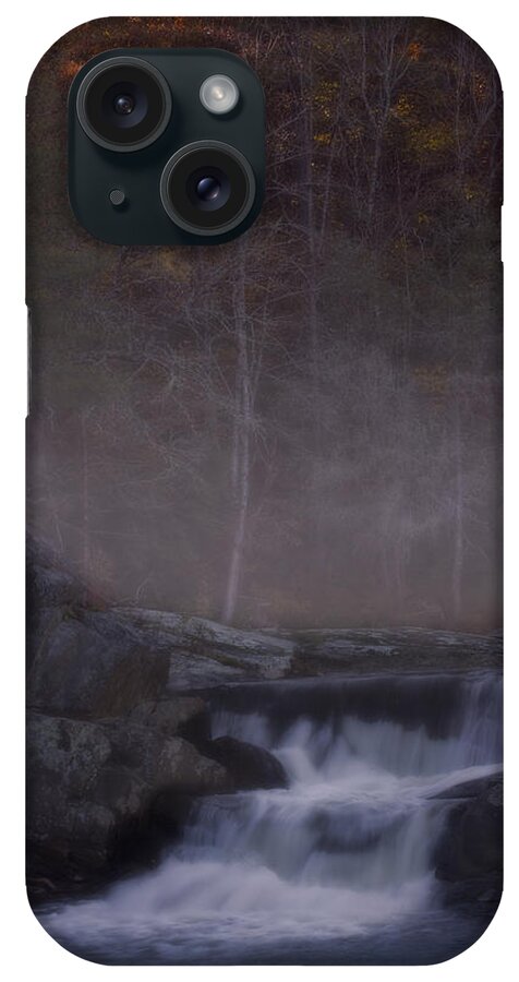 Autumn iPhone Case featuring the photograph Foggy Morning at Linville Falls by Ellen Heaverlo