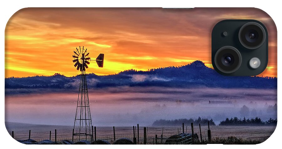 Fog iPhone Case featuring the photograph Foggy Spearfish Sunrise by Fiskr Larsen