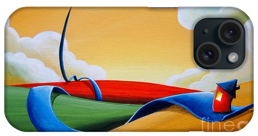 Moon iPhone Case featuring the painting Follow Your Heart by Cindy Thornton