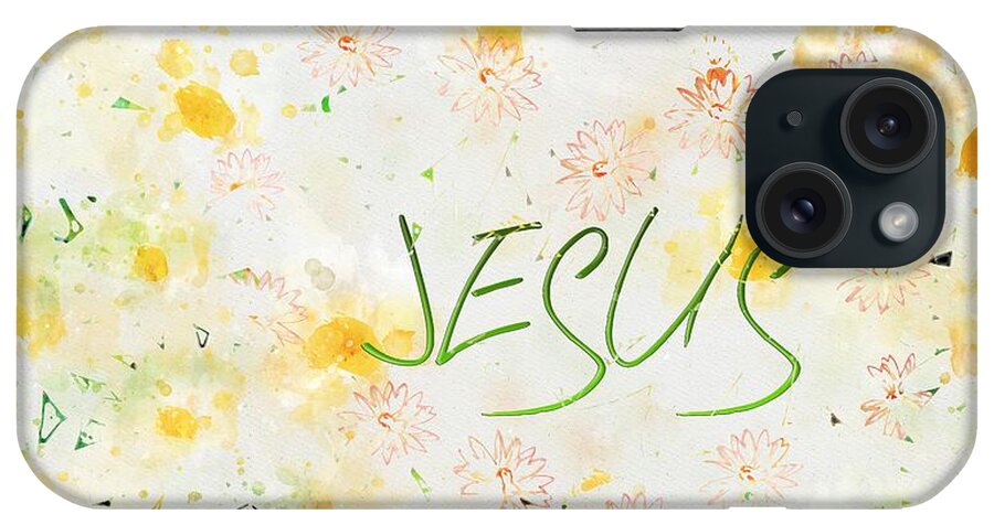 Jesus iPhone Case featuring the digital art Follower Of JESUS by Payet Emmanuel