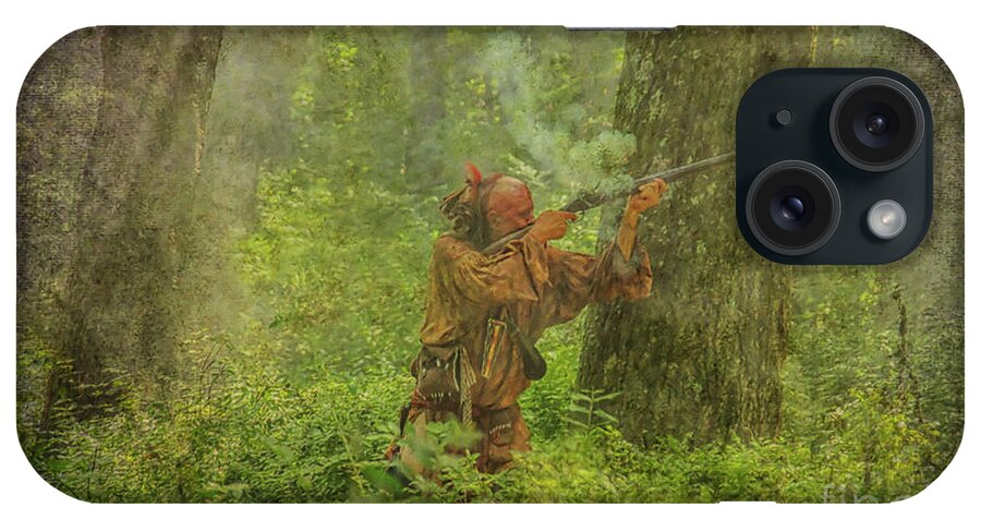 Forest Clash iPhone Case featuring the digital art Forest Clash by Randy Steele