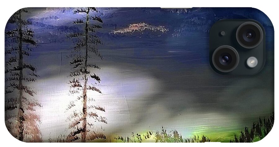 Forest iPhone Case featuring the painting Forest Day by James and Donna Daugherty