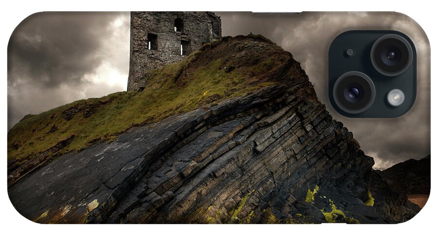 Ballybunion iPhone Case featuring the photograph Forgotten Castle in Ballybunion by Jaroslaw Blaminsky