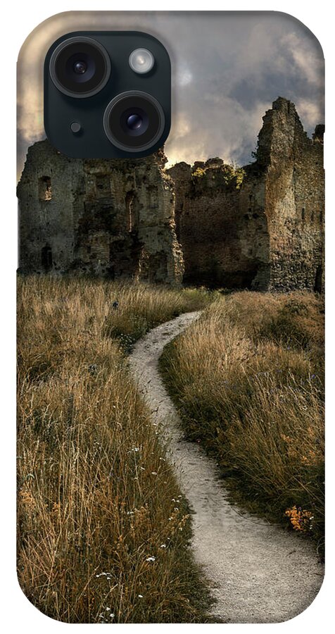 Castle iPhone Case featuring the photograph Forgotten Estonian Castle by Jaroslaw Blaminsky
