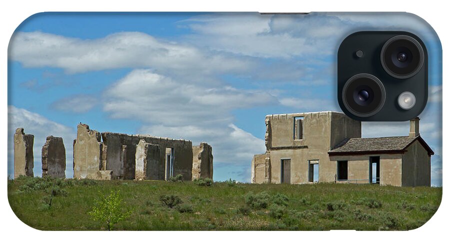 Fort iPhone Case featuring the photograph Fort Laramie-Signed-#6468 by J L Woody Wooden
