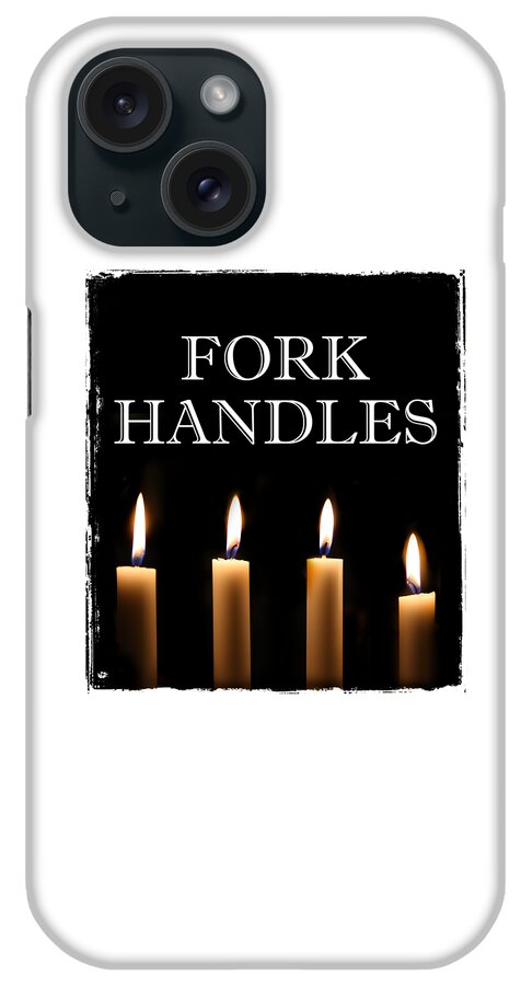 Four iPhone Case featuring the photograph Four Candles by Mal Bray