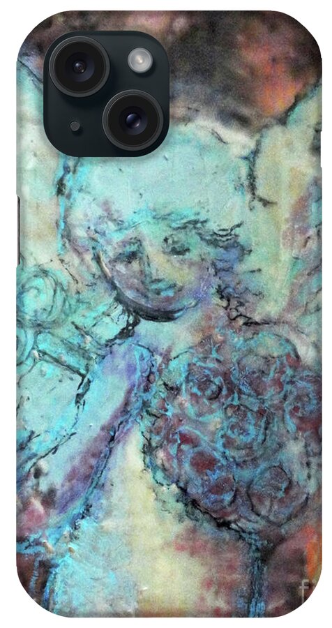 Angel iPhone Case featuring the painting Franklin Angel by Amy Stielstra