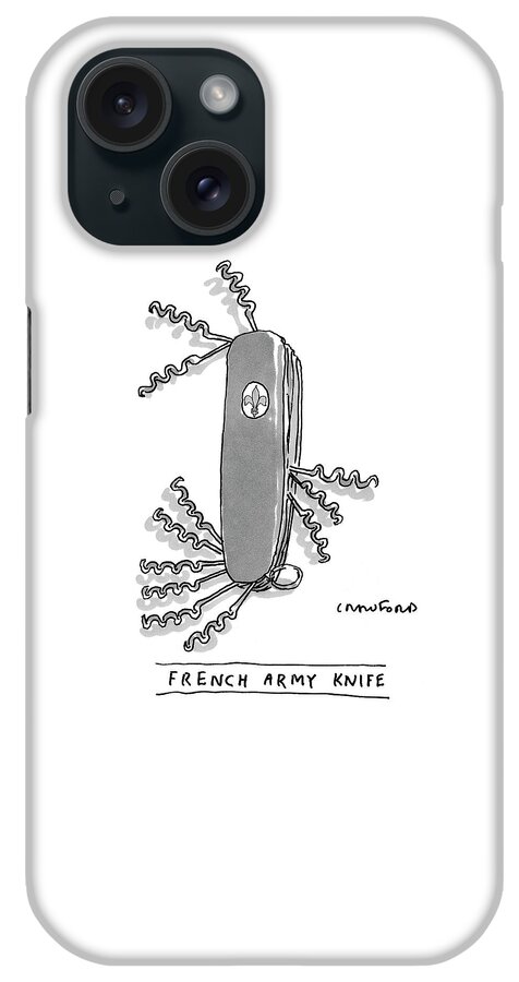 French Army Knife iPhone Case