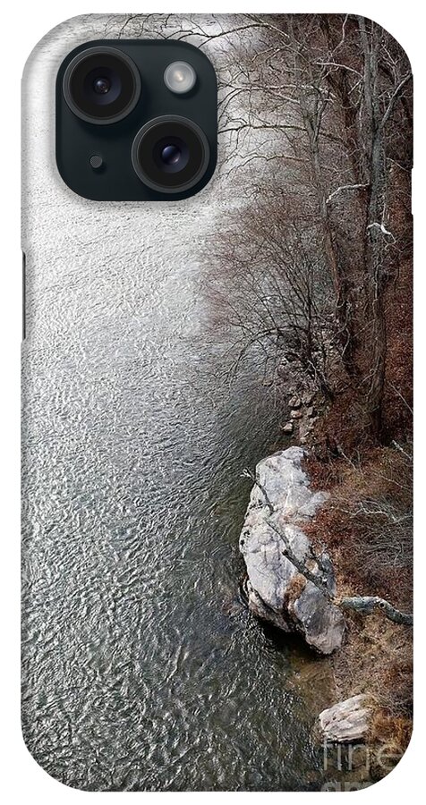 River iPhone Case featuring the photograph French Broad River by Anita Adams
