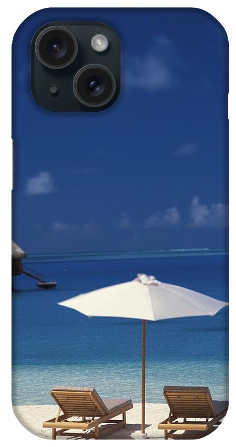Above iPhone Case featuring the photograph French Polynesia, Bora Bora by Kyle Rothenborg - Printscapes