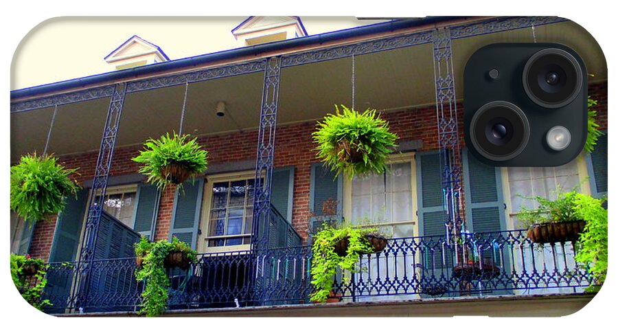 New Orleans iPhone Case featuring the photograph French Quarter Balcony by Donna Spadola