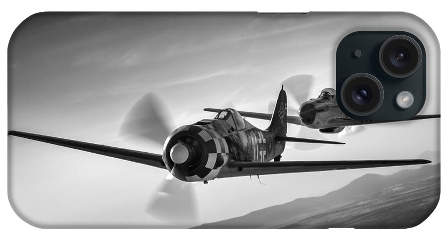 erickson Aircraft Collection iPhone Case featuring the photograph Frenemies IV by Jay Beckman